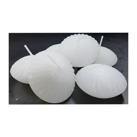 Floating candles ribbed