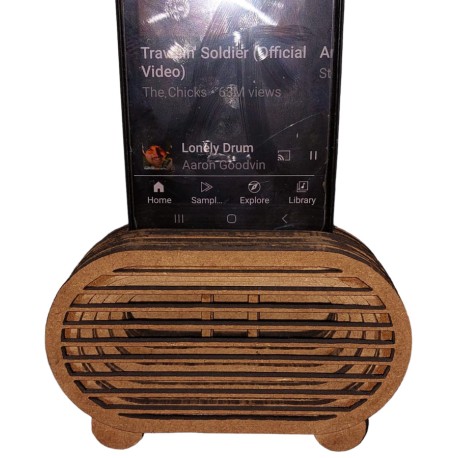 Smartphone passive audio amplifier device