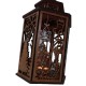 Tea light lantern - Christmas scene