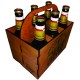 Beer bottle caddy