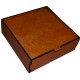 Box with divider and lid 15x15x5cm