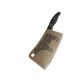 Meat cleaver stainless steel 9x30cm (engraved)