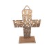 Wood cross the LORD&#039;s prayer - transparent