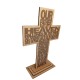 Wood cross the LORD&#039;s prayer - transparent