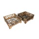 Coaster holder square with motive