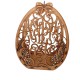 Easter bunny basket 2 x big eggs on side