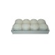 Pillar candle 5cm x 5cm 8pack