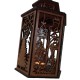Tea light lantern - Christmas scene