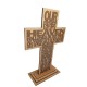Wood cross the LORD&#039;s prayer - transparent