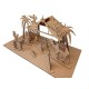 Christmas nativity scene display large