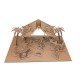 Christmas nativity scene display large