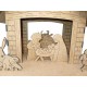 Christmas nativity scene display small