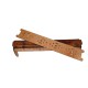 Incense burner wood with cut outs