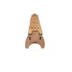 Incense burner wood with cut outs