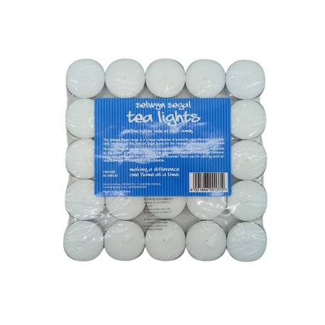 Selwyn Segal Tea light candles 4 hour 50 pack